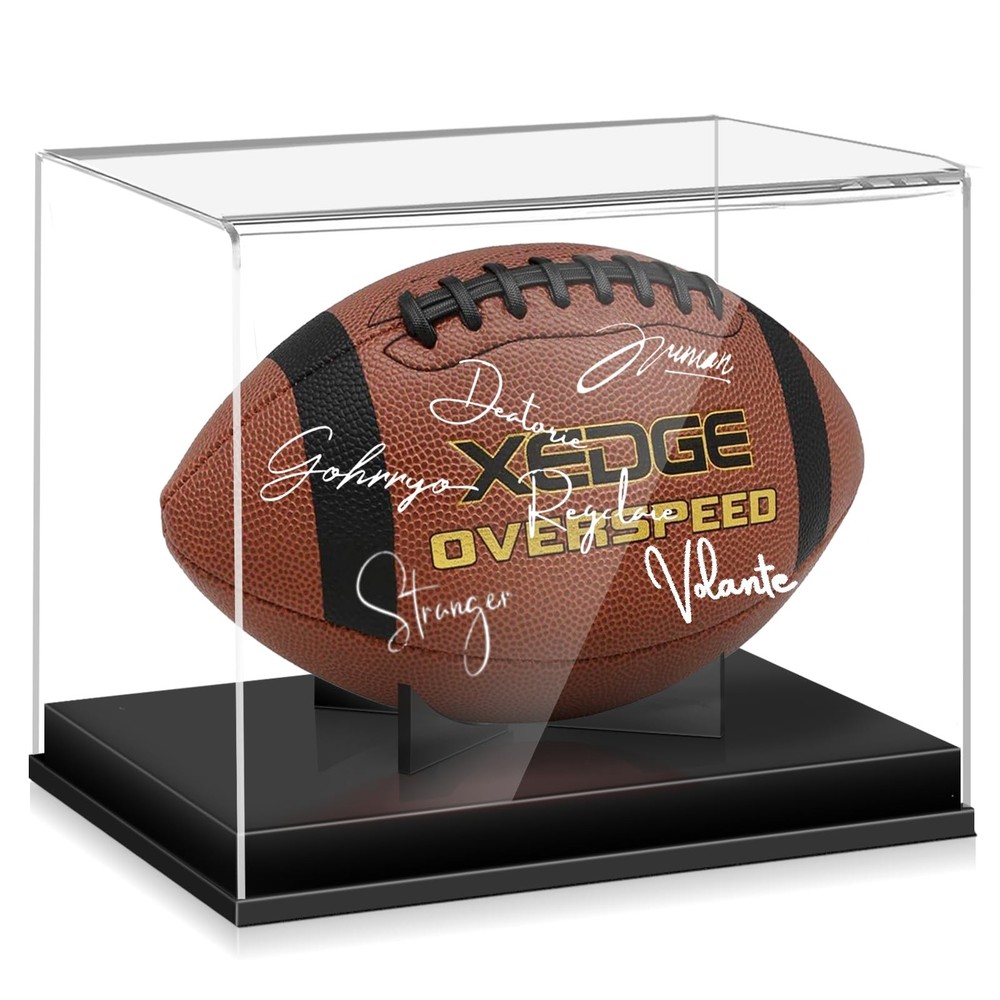 Football Display Case, Acrylic Case Clear