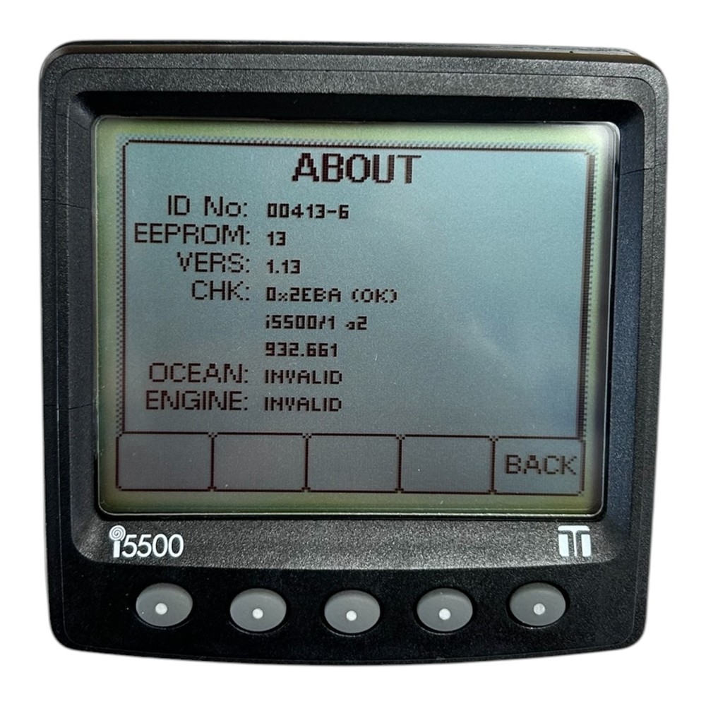 Teleflex I5500, Multi Function Display, Software V1.13, 12V, Yanmar, OEM