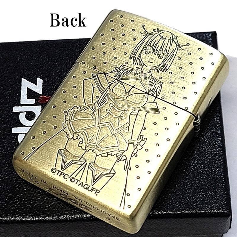 Zippo Gridman Universe Shinjo Akane Gold Etching 2 Sided Processing Lighter