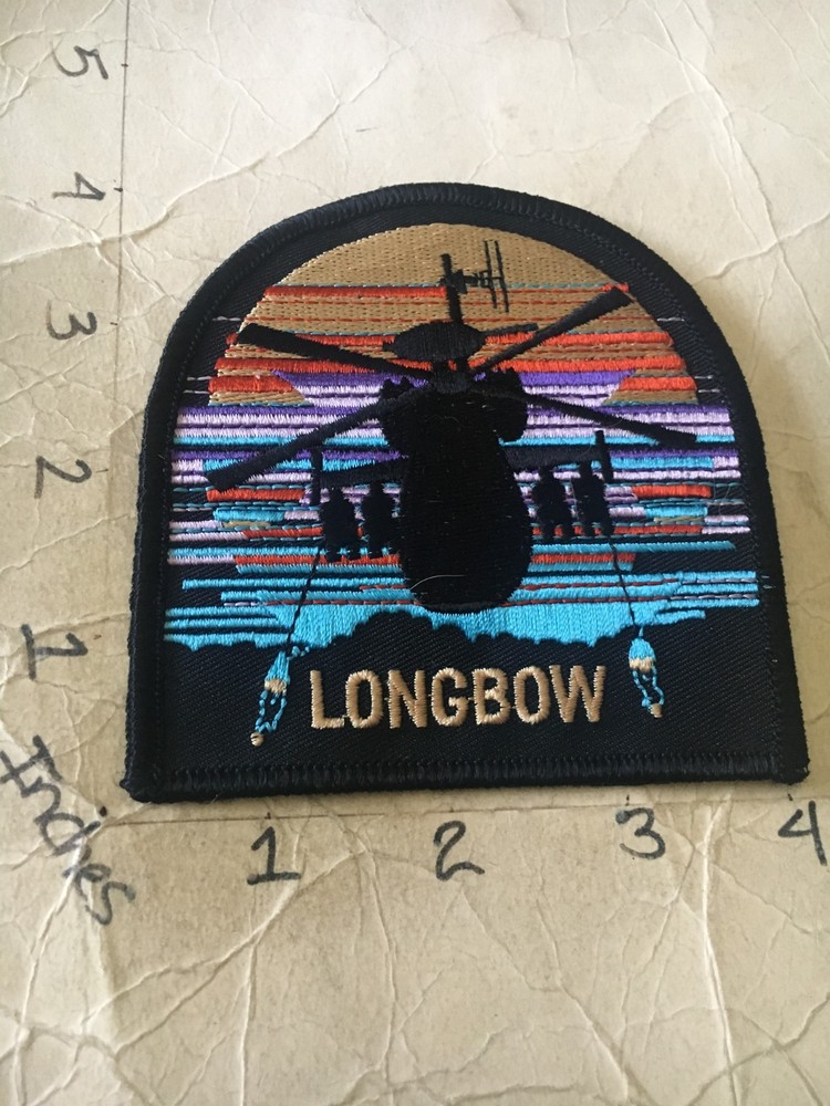 US Army Longbow Helicopter patch  7/21/25