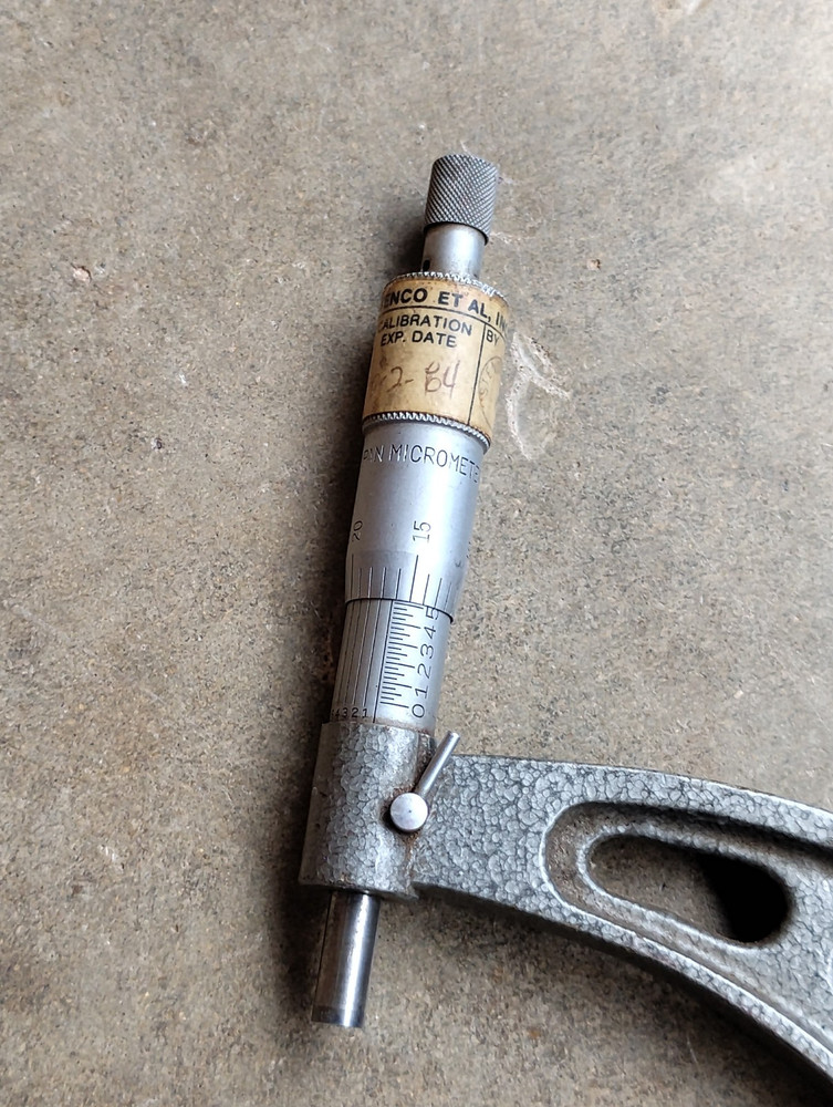 NSK Outside Micrometer 6-7 Inch Japan