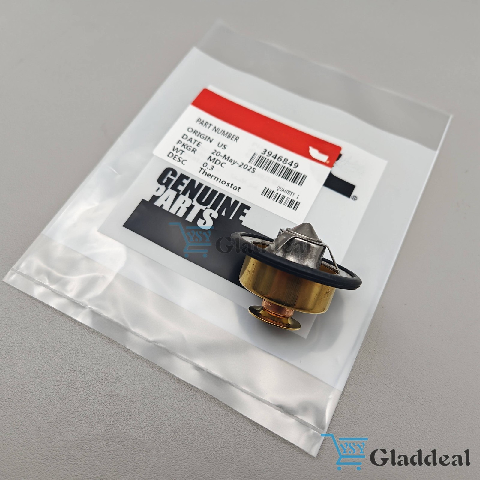 New Engine Coolant Thermostat Fits Cummins 3946849