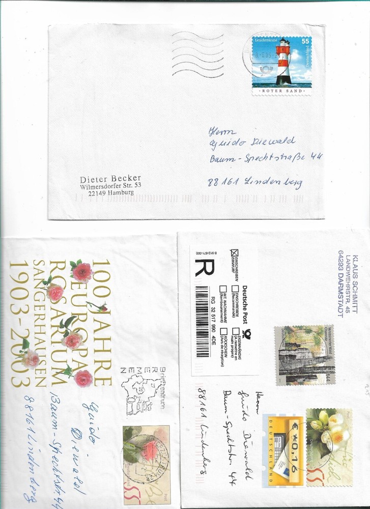 World stamp envelope postal covers x 10 (batch 2)