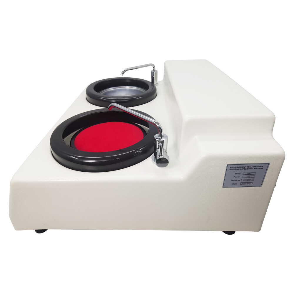 Tabletop Double Disk Metallographic Sample Pregrinding Polishing Machine 110V