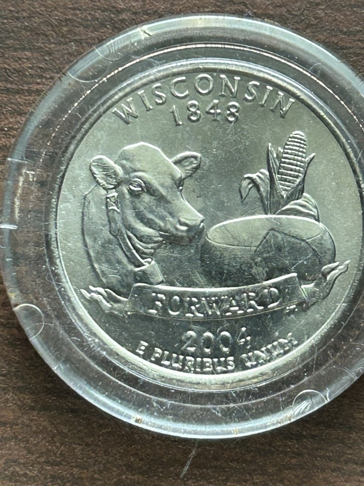 2004- P -WISCONSIN QUARTER MINT ERROR *RARE*