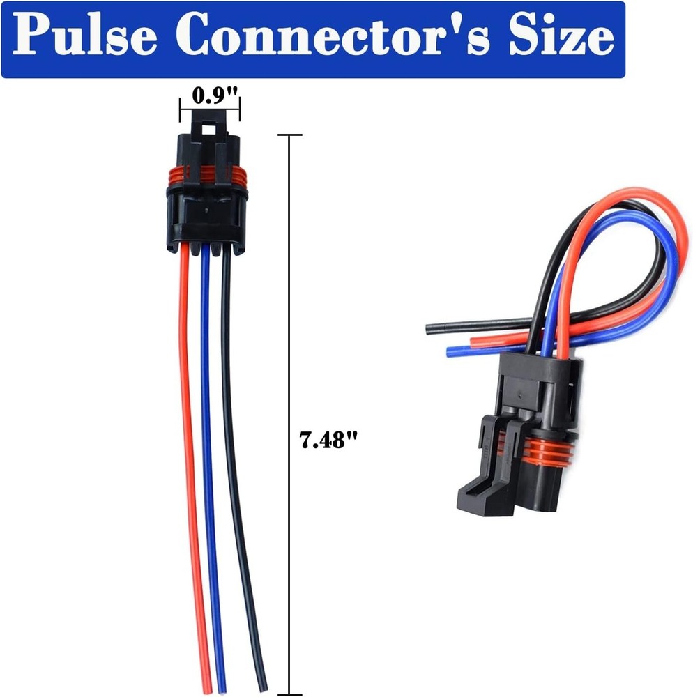 6-Pack Pulse Plug Connectors for Polaris 2018-2024 Models - Easy Install