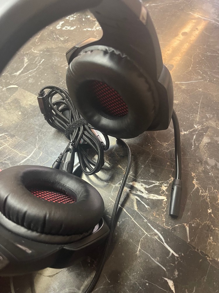 RUNMUS K11 Red Headset for Multiple Platform Gaming Headset