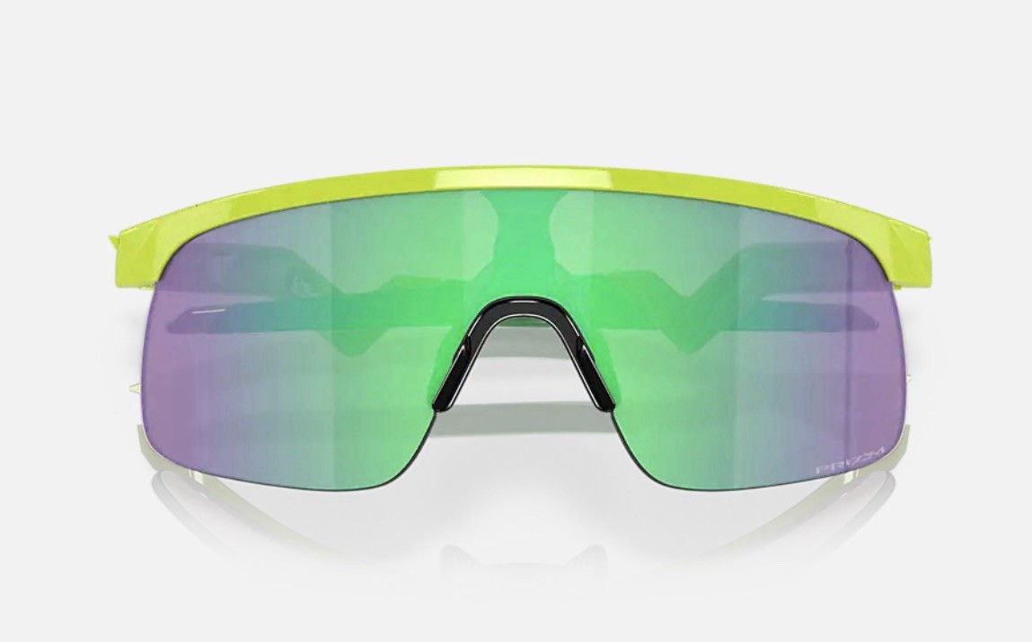 OAKLEY RESISTOR YOUTH SUNGLASSES RETINA BURN NEON GREEN PRIZM JADE OJ9010-0623