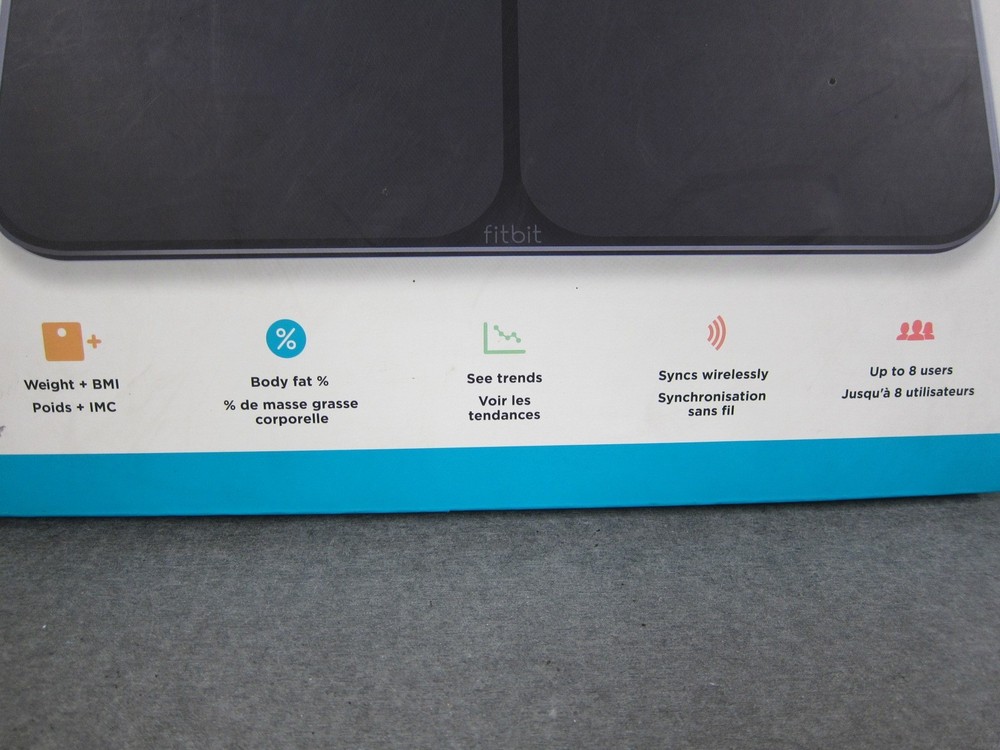 Fitbit Aria 2 Digital Bluetooth Bathroom Smart Scale Black - NEW