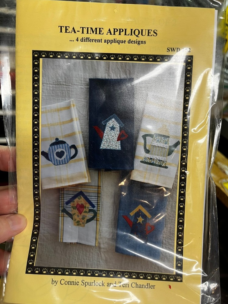 Tea-Time Appliques Sewing Pattern