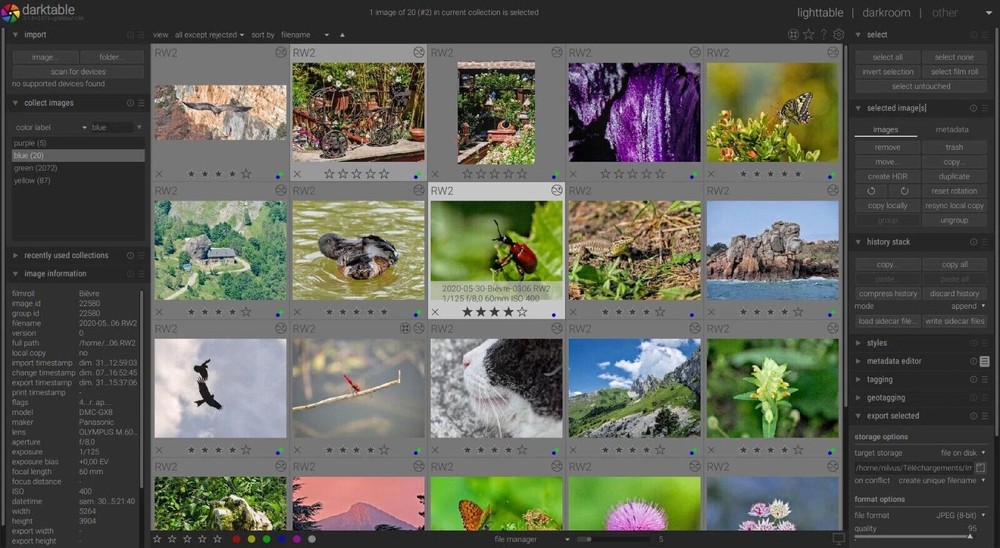 Professional Photo and Image Editing Software Darktable 2026 for MacOS & Windows