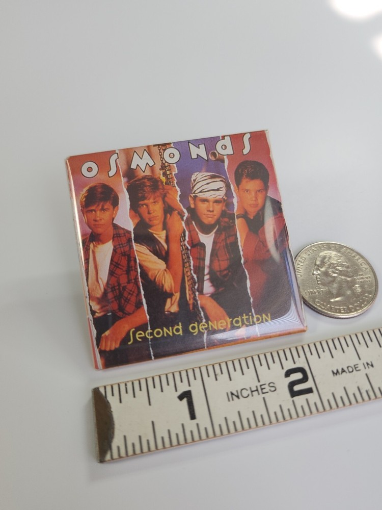 Osmonds Second Generation Souvenir Pin Button Singing Group