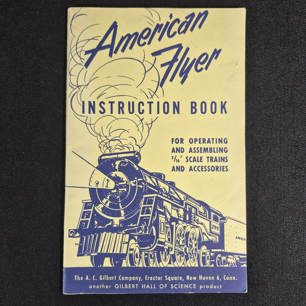 American Flyer Instructions For Assembling And Operating Trains Booklet 1952