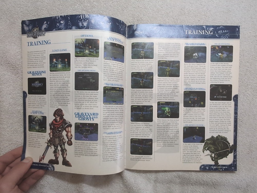 Maximo Ghosts to Glory 2001 Prima Official Strategy Guide WITH POSTER Capcom