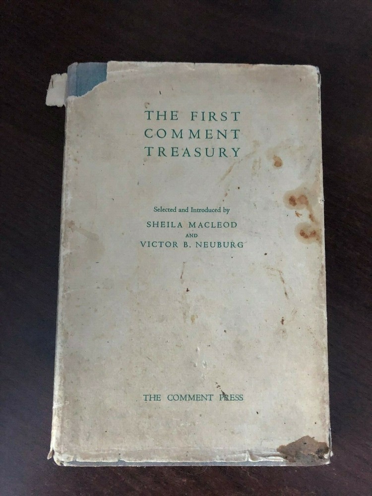 THE FIRST COMMENT TREASURY  - THE COMMENT PRESS - Hardback D/W - 1937