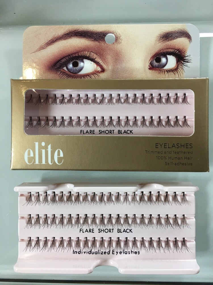 Elite Cosmetics Individual False Eyelashes #25 Black