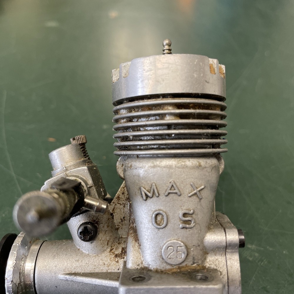 OS Max 25 RC Airplane Engine Nitro Glow 2 Stroke Untested