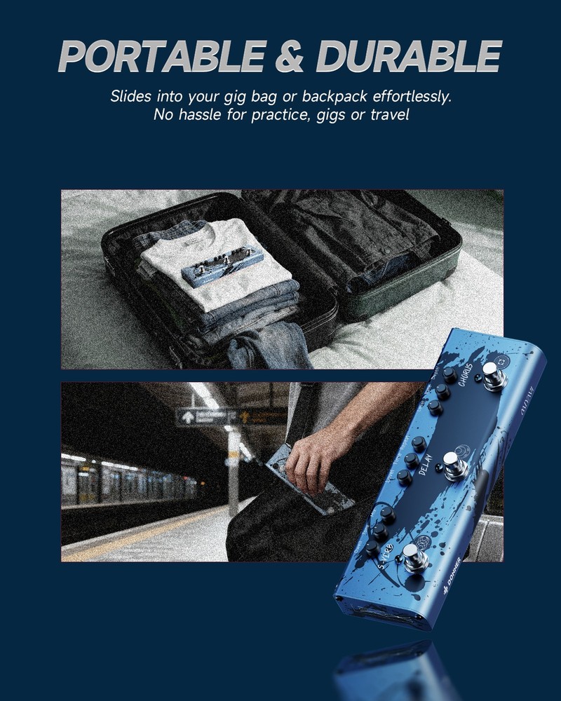 Donner X MIYAVI Multi-Effects Pedals | Rage Breaker / Dimension Weaver