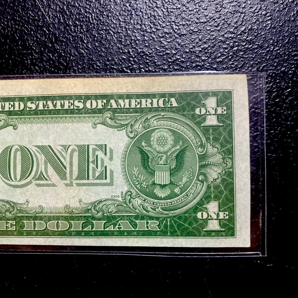 💎 1935-A UNC X NOTE $1 Dollar Silver Certificate ERROR ALIGNED/ CUTTING
