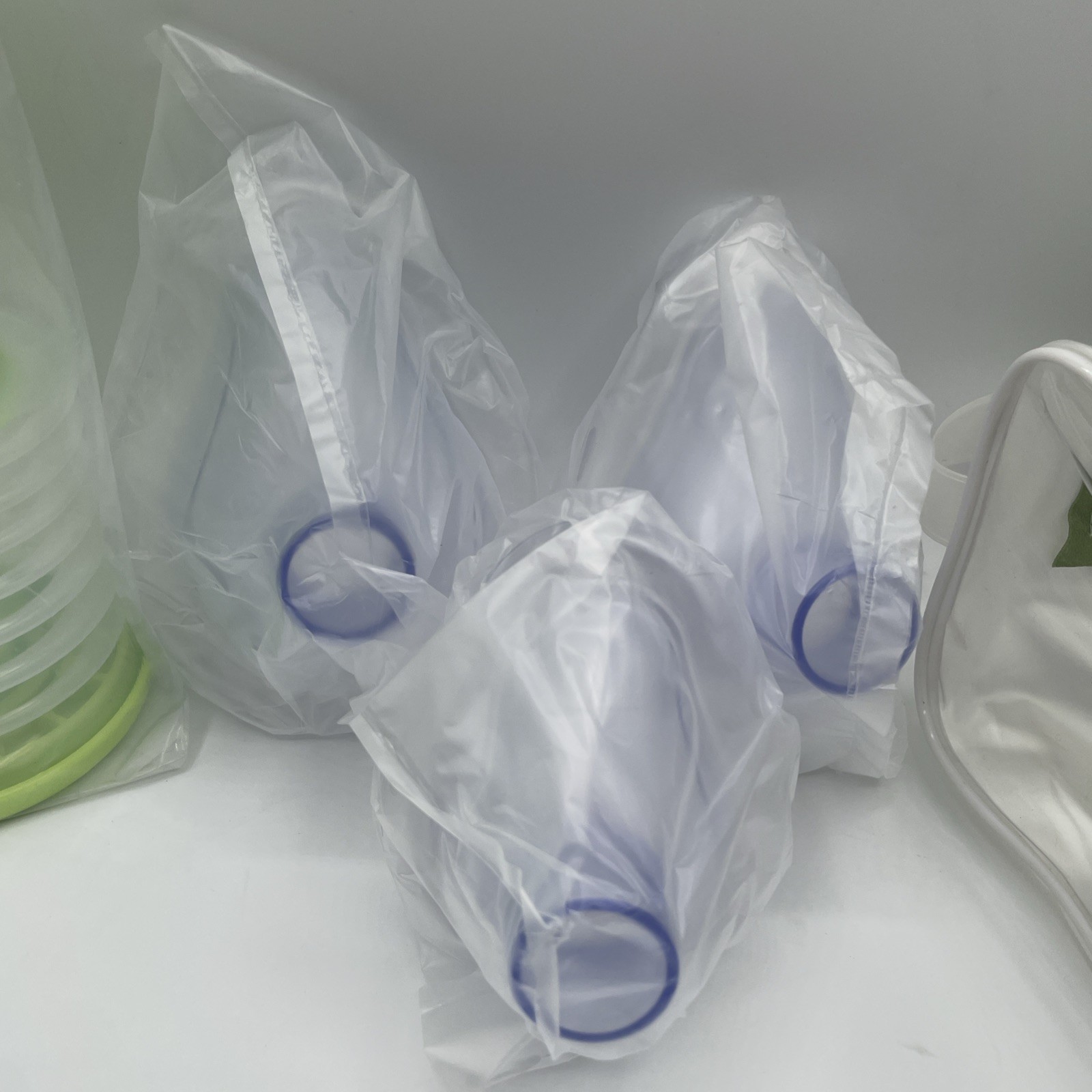 3 Pack! NEW Portable First Aid Kit With 3 Different Size Masks - Suction Device