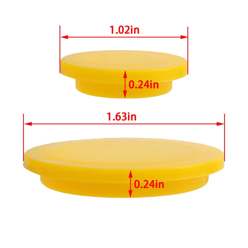 For John Deere Compact Tractor 120 Loader Zerk Fitting Grease Caps 1023E 1025R
