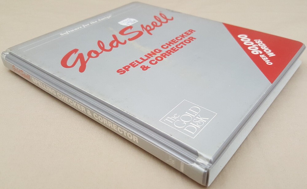 Gold Spell ©1986 Spell Checker for Textcraft Scribble Etc for Commodore Amiga