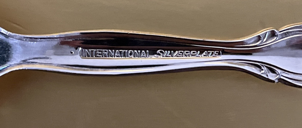 Vintage International Silverplate Serving Fork Replacement Cold Platter 8.75"