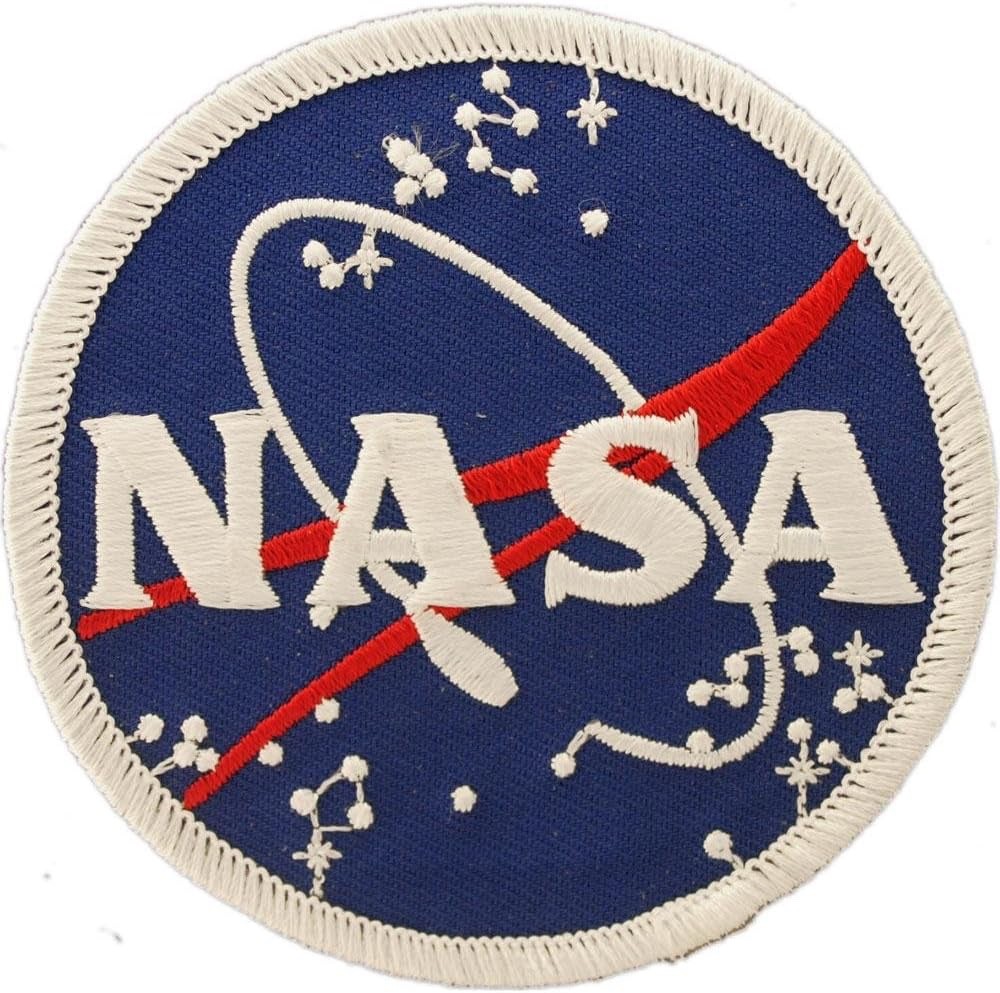 NASA EMBROIDERED IRON-ON PATCH...STUNNING...