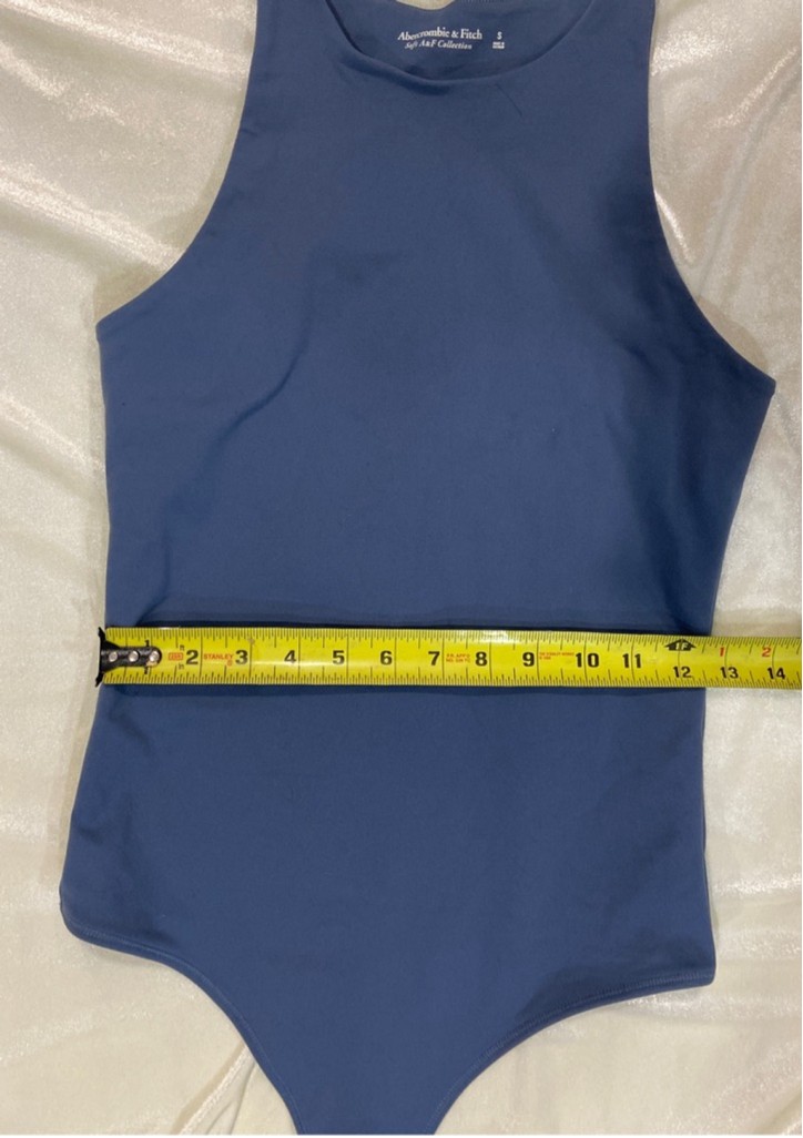 Abercrombie & Fitch Bodysuit Soft Collection High Neck Sleeveless Size S EUC
