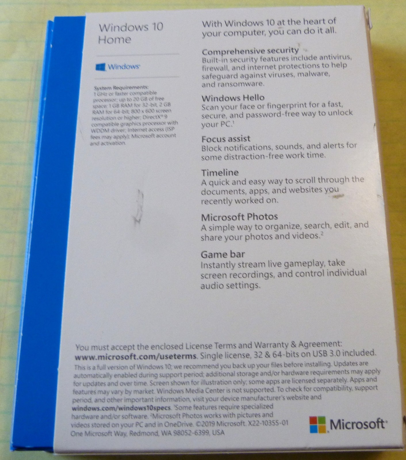 New Microsoft Windows 10 Home W/ USB Flash Drive | Single Device Activation