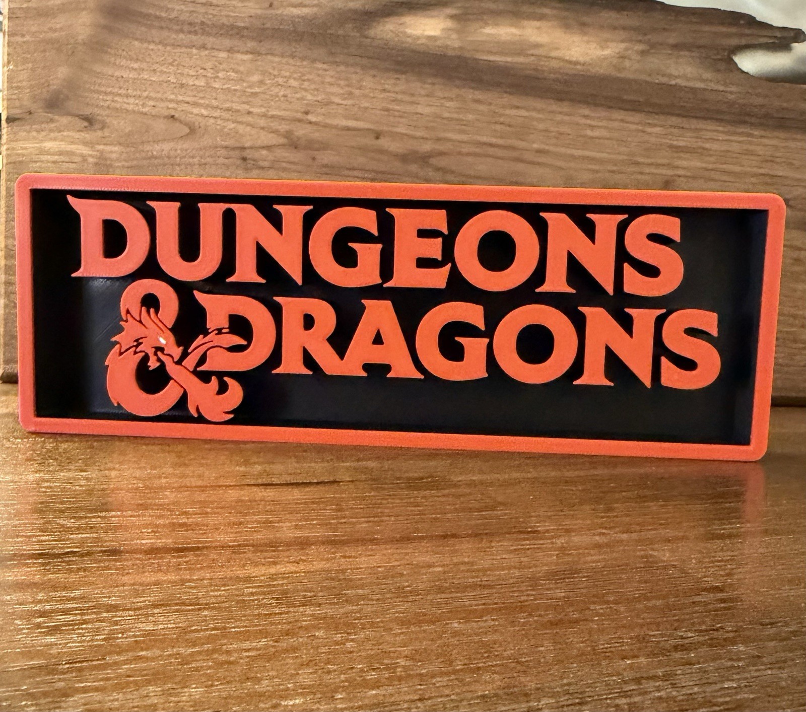 Dungeons & Dragons 3d Cinema Film Sign Box Tabletop RPG Game Room Decor