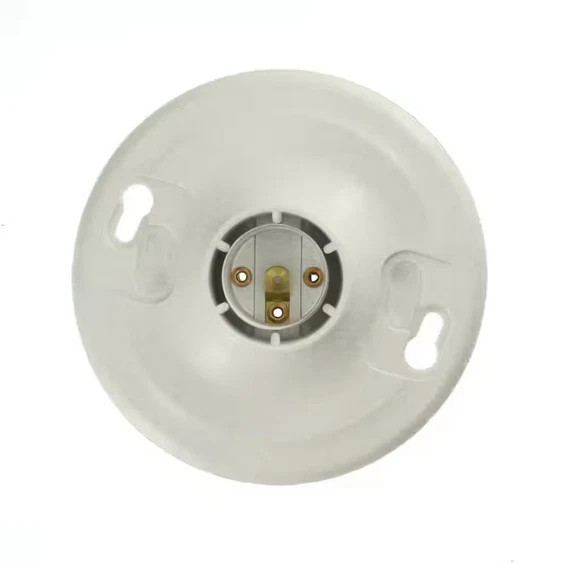 Plastic Keyless Lamp Holder 8829-CW4 Ceiling Light Socket Fixture
