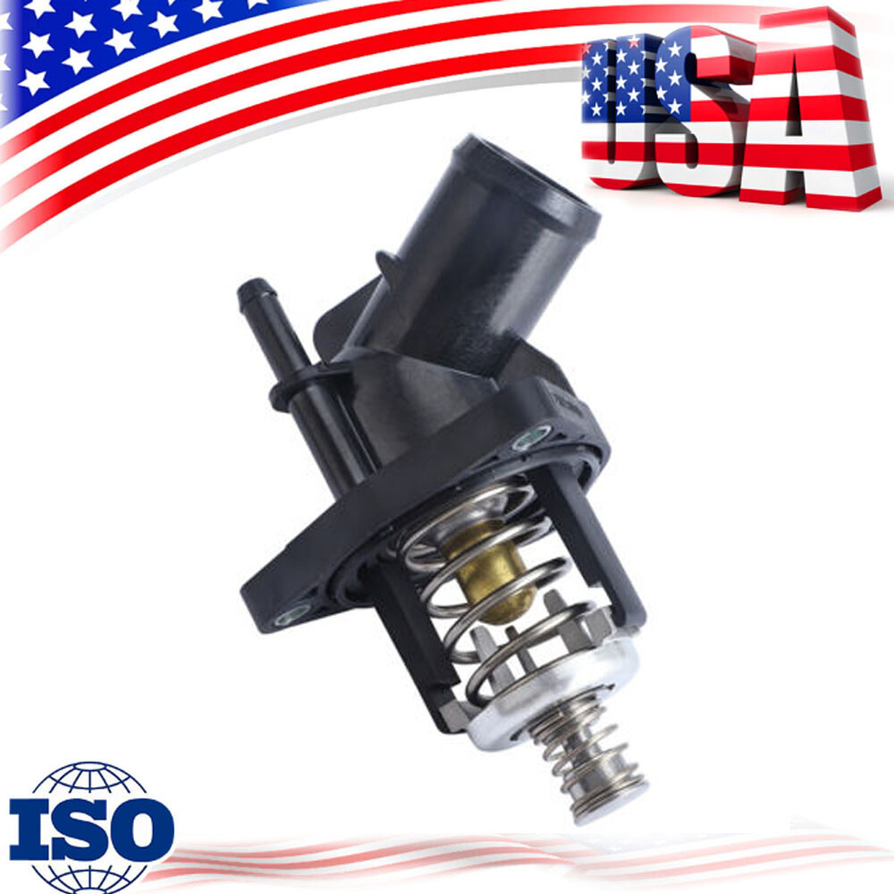 Water Pump Outlet W/ Thermostat For 14-19 Chevy Silverado Sierra 4.3L 5.3L 6.2L
