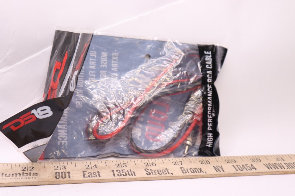 DS18 RCA Ultra Flex Wire RCA-3FT
