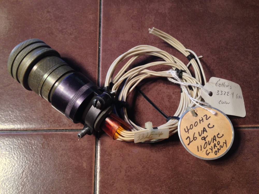 Collins 332E-4 Gyro Connector with wires