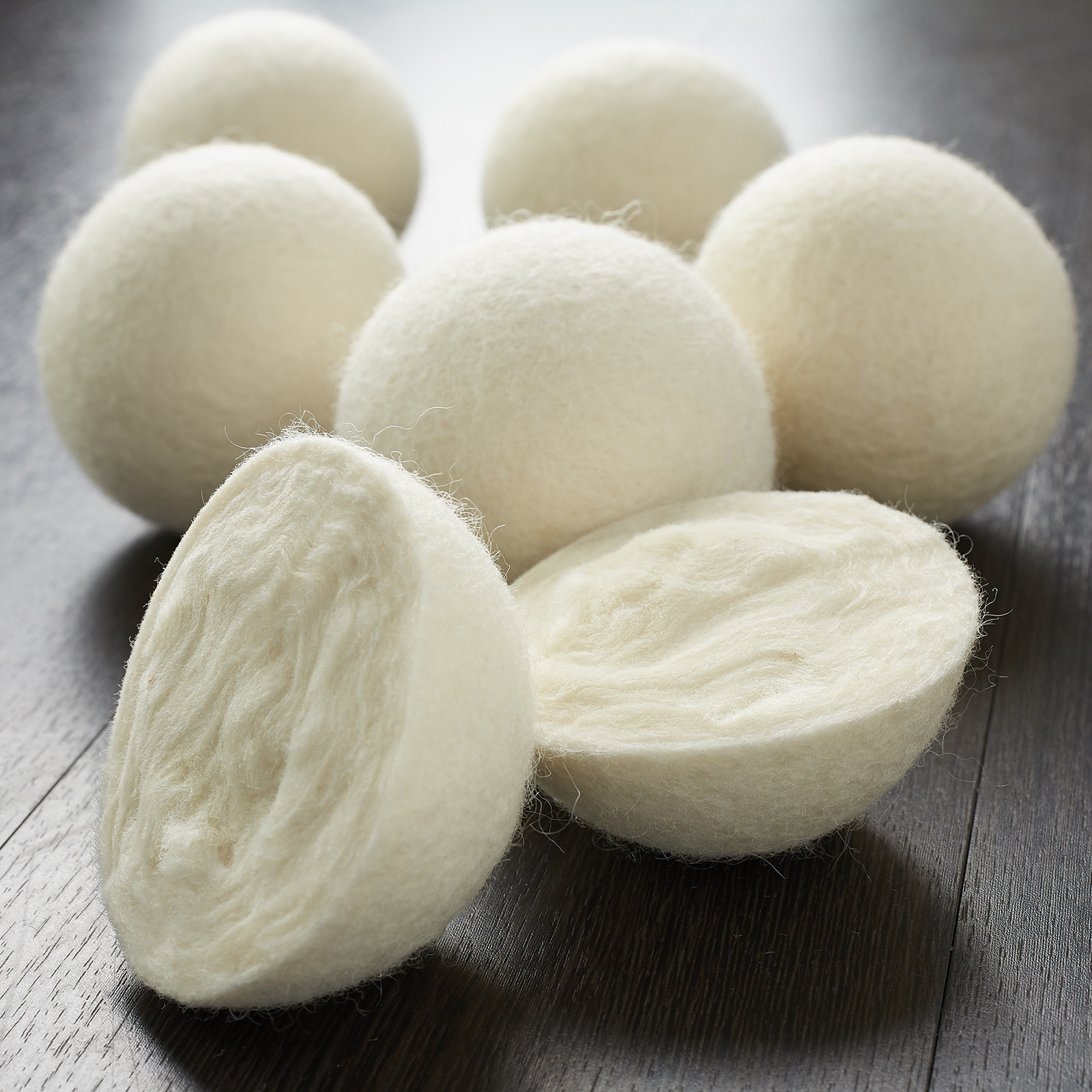 6 Wool Dryer Balls XL Organic New Zealand Wool Natural Laundry Fabric Softener