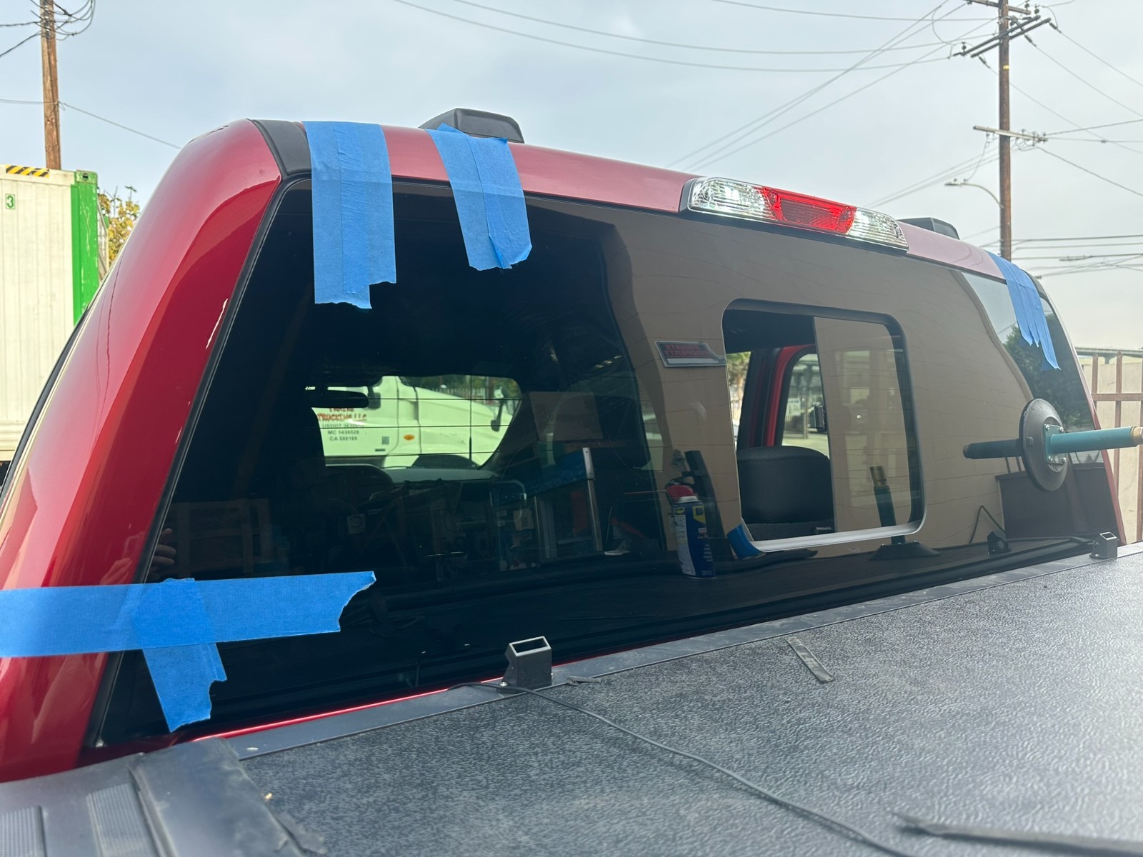 Fits 2015-2025 Ford F150 Manual Sliding Rear Back (flush fit) Window Heated