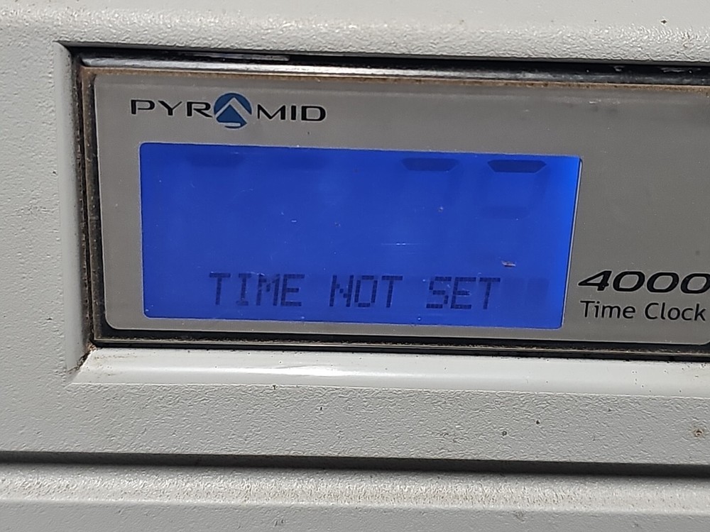 PYRAMID 4000 PRO TIME RECORDING EQUIPMENT - PREOWNED UNTESTED