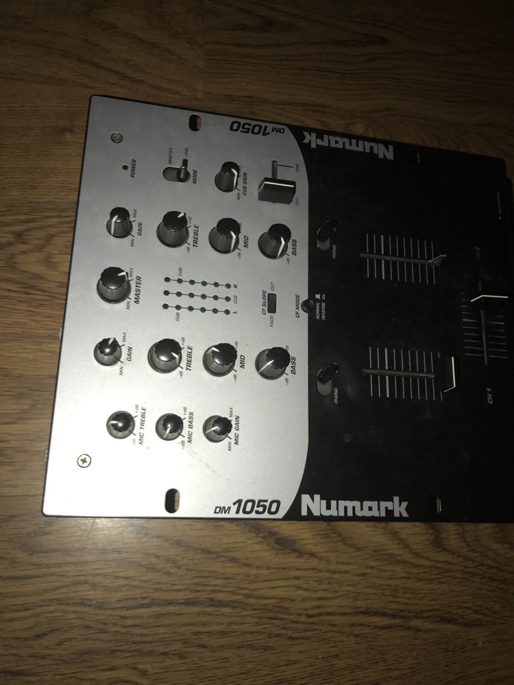 Numark DM 1050 DJ mixer 2 Channel Untested Only