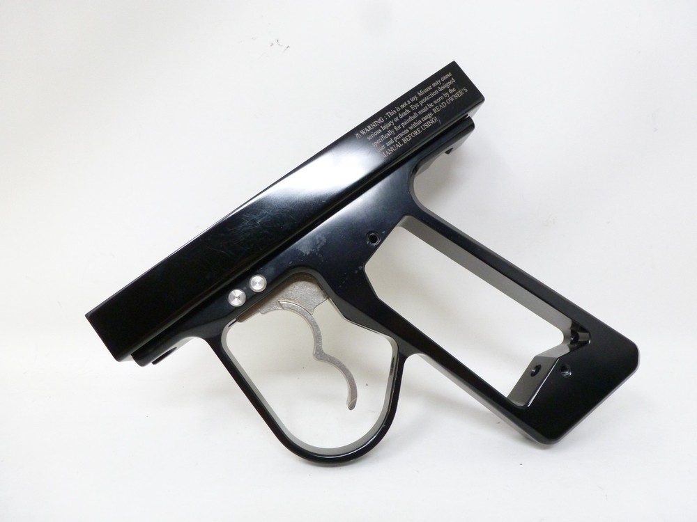 NICE SMART PARTS TRIGGER FRAME & TRAY FOR IMPULSE GLOSS BLACK w/ TRIGGER GOG