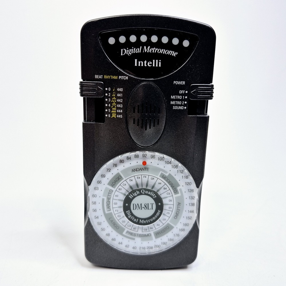 Intelli Multi-Function Metronome DM-8LT Beat Rhythm Pitch Black