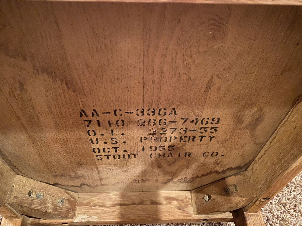 Antique 1950’s School Chair