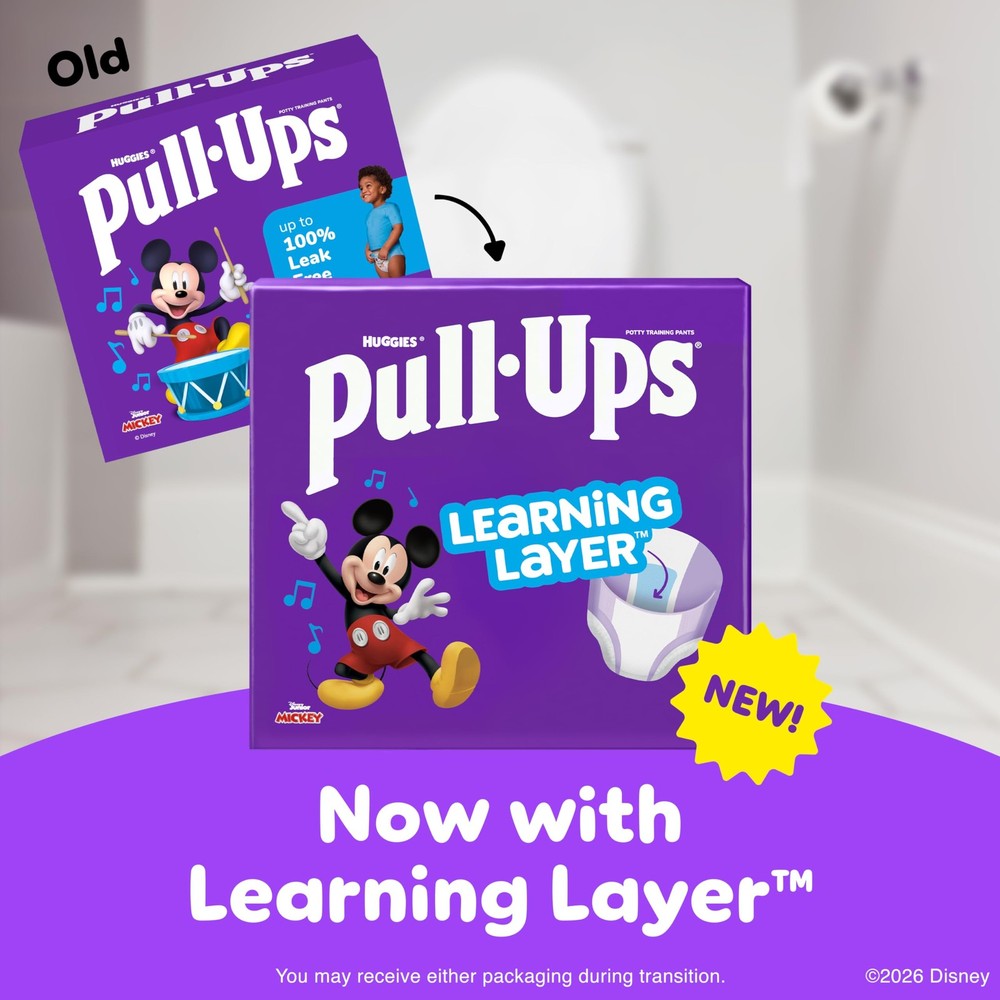 Pull-Ups Boys' Potty Training Pants, Size 4T-5T 4T-5T, Multi-colored