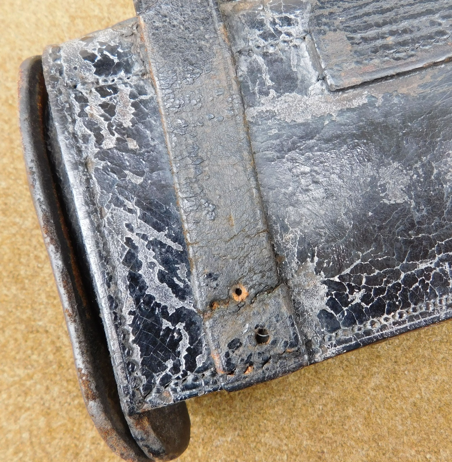 RARE ORIGINAL INDIAN WARS USM U.S. MARINE CORPS M1874 MCKEEVER CARTRIDGE BOX