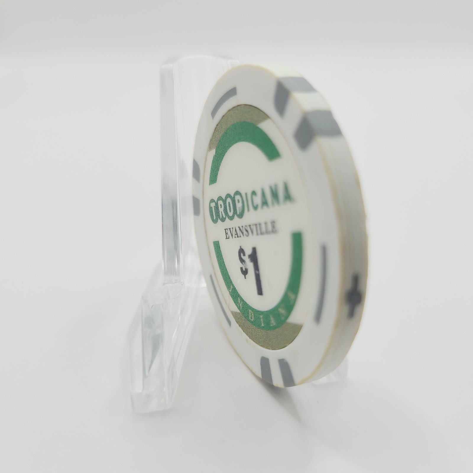 Tropicana Hotel Casino Evansville Indiana 2013 $1 Casino Chip