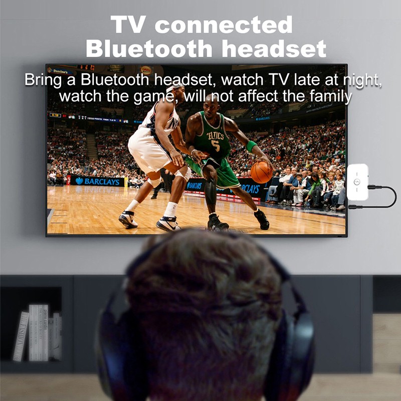 B6 Bluetooth Transmitter Receiver Wireless Audio 3.5mm Jack Aux Music Adapter