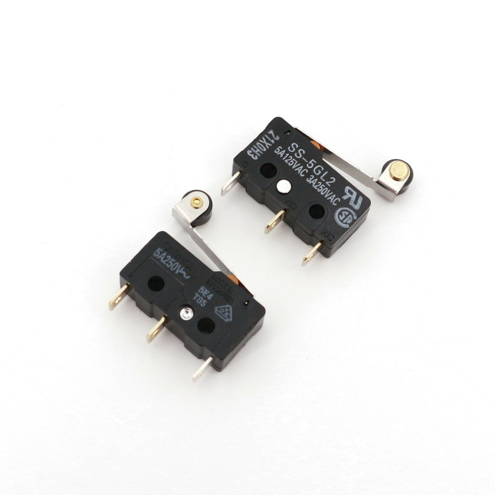 10Pcs OMRON SS-5GL2 Hinge Roller Lever SPDT 3Pin Subminiature Basic Limit Switch