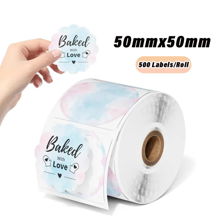 2" Direct Thermal Labels Holographic Self-Adhesive For Logo X-max Card Sticker