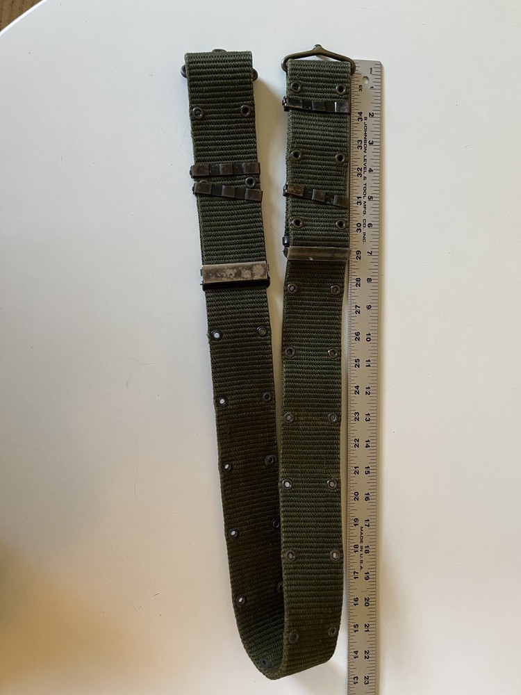 US Army Pistol Belt Olive Drab - Synthetic webbing