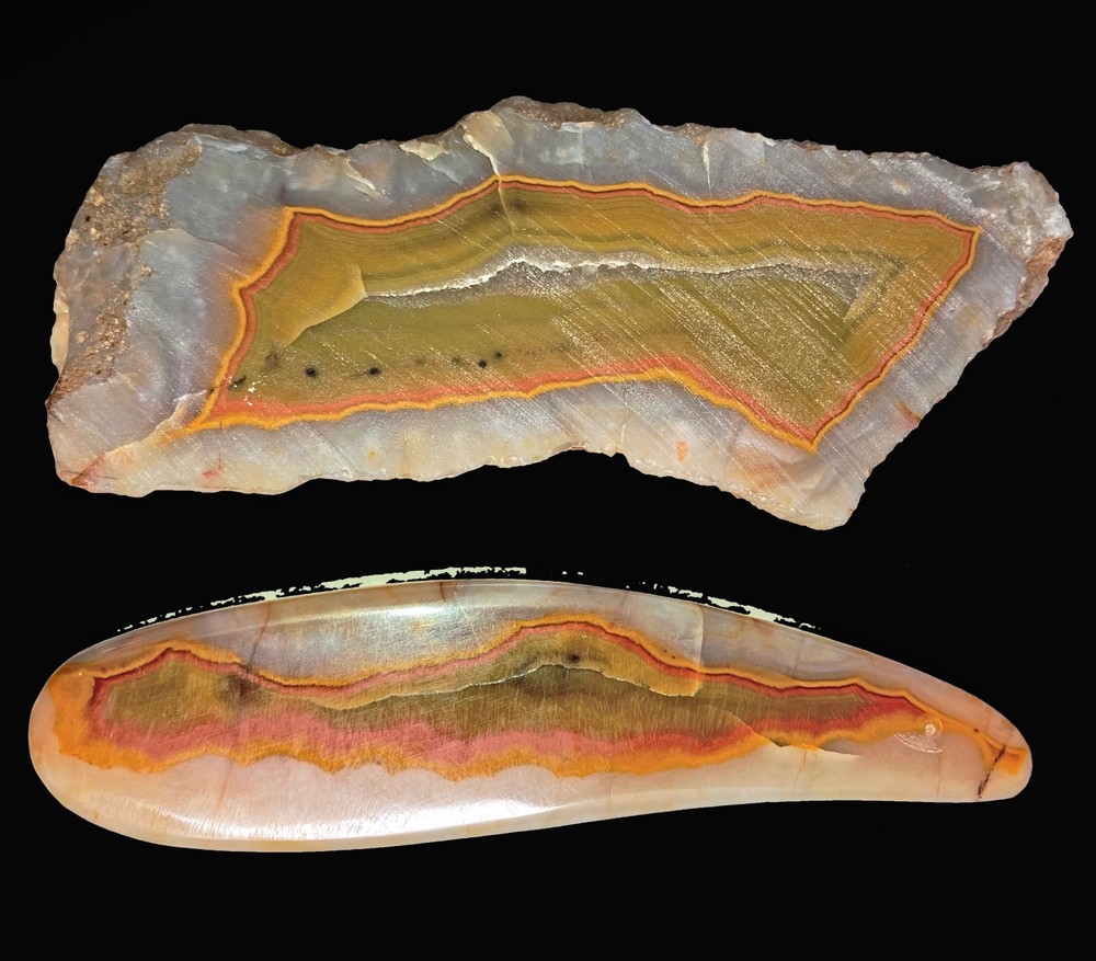 FORTIFICATION AGATE CABBING ROUGH, 1 POUND
